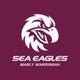 Sea Eagles - NRL Sustainable Down Puffy Blanket colour swatch