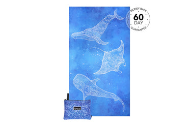 Underwater Magic - Recycled Sand Free Beach Towel