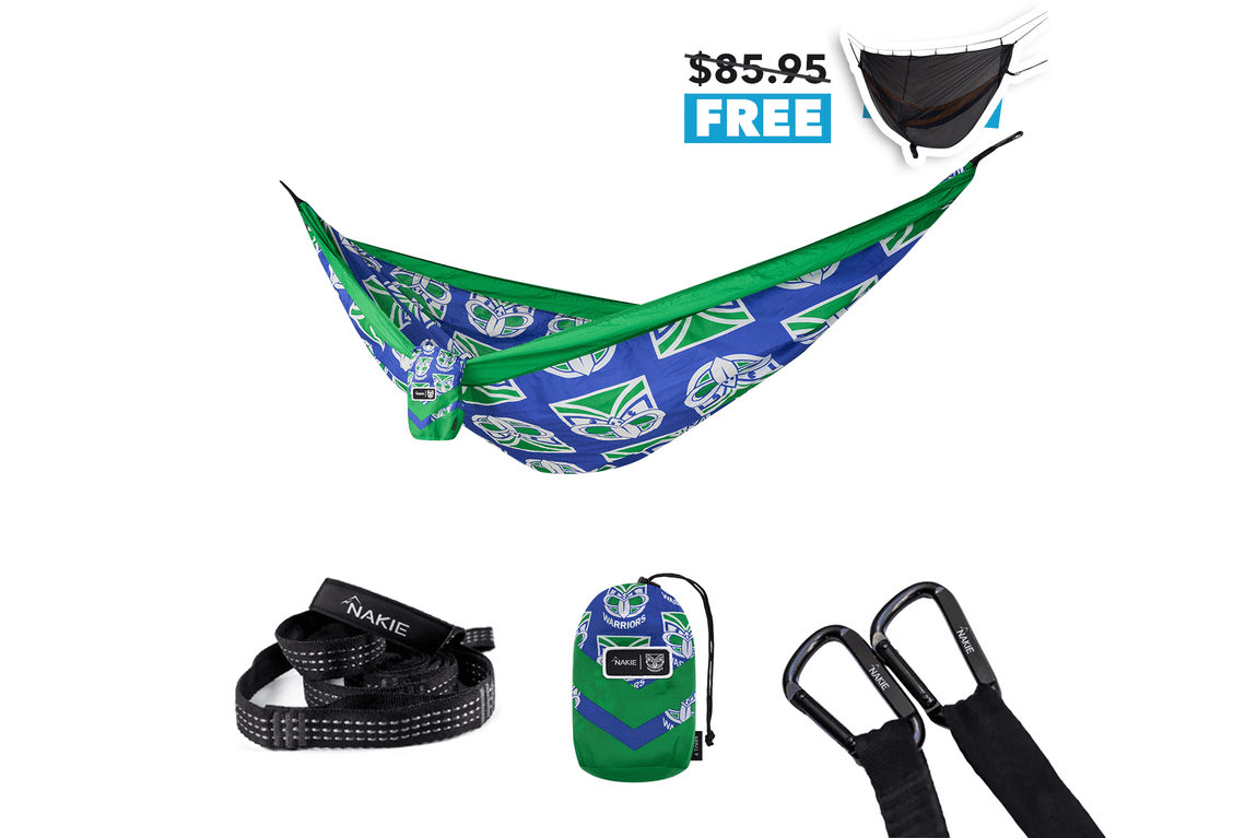 Warriors - NRL Recycled Hammock with Straps