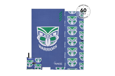 Warriors - NRL Recycled Sand Free Beach Towel