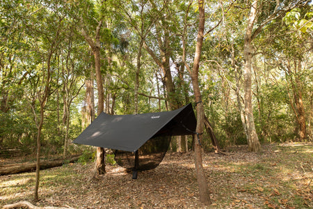 hammock with tarp and bug net Recycled Hammock, Straps, Tarp & Bug Net Combo | Made From 100% Recycled Material