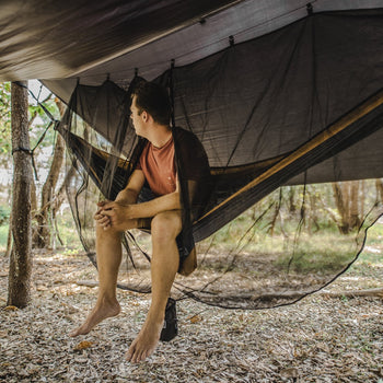 Recycled Hammock, Straps, Tarp & Bug Net Combo - Nakie