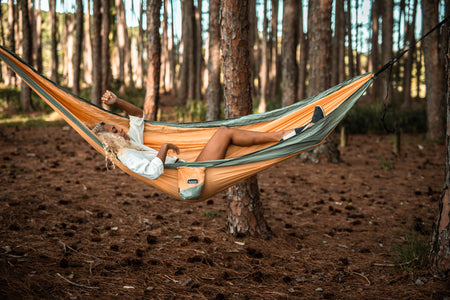 nakie hängematte Recycled Hammock, Towel and Picnic Blanket Combo | Made From 100% Recycled Material
