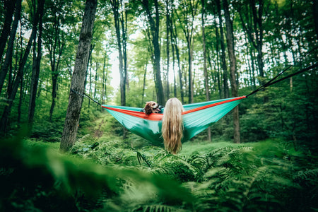 nakie hängematte Recycled Hammock with Straps - All Colours | Made From 100% Recycled Material
